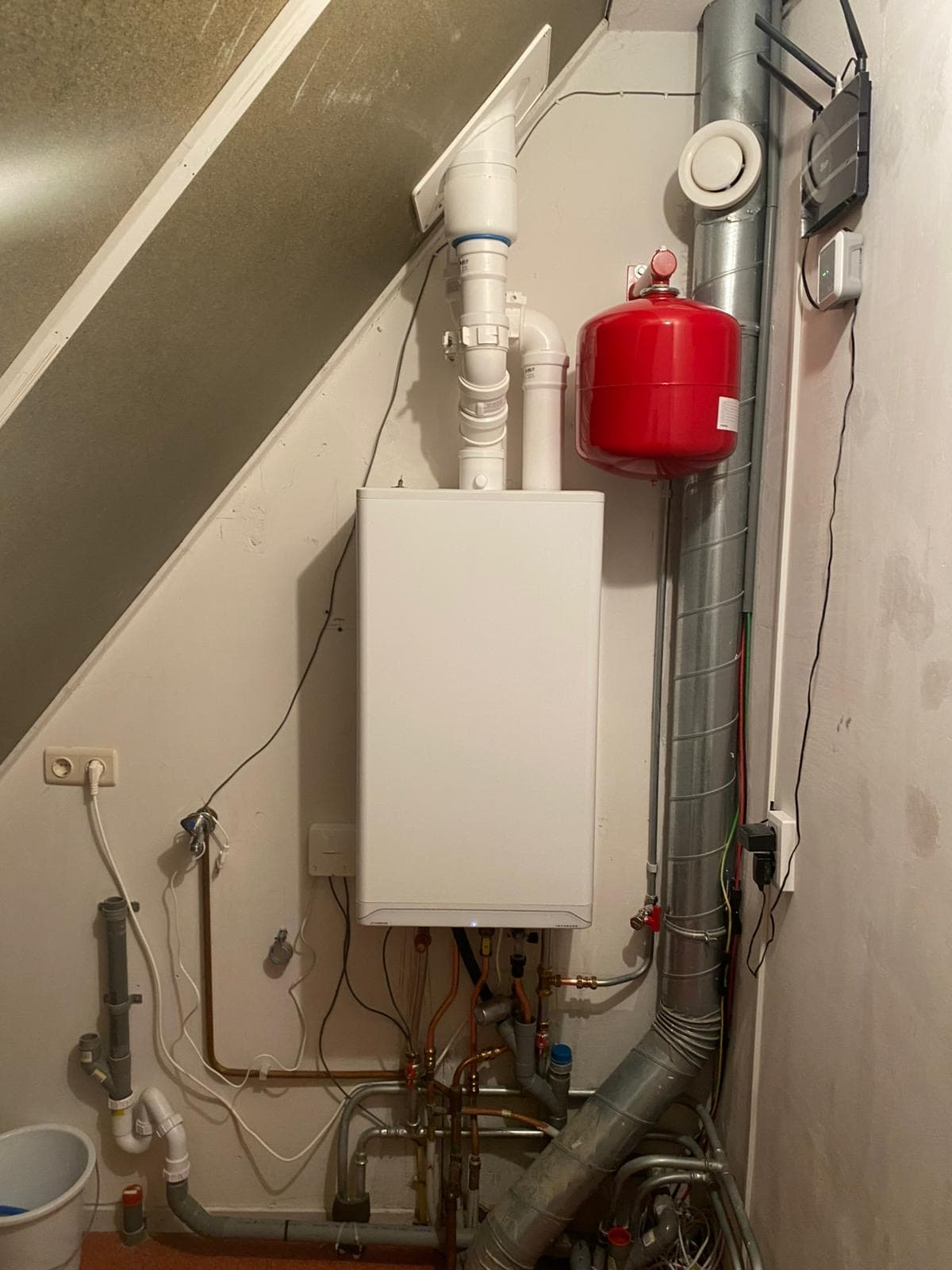 CV-ketel installatie