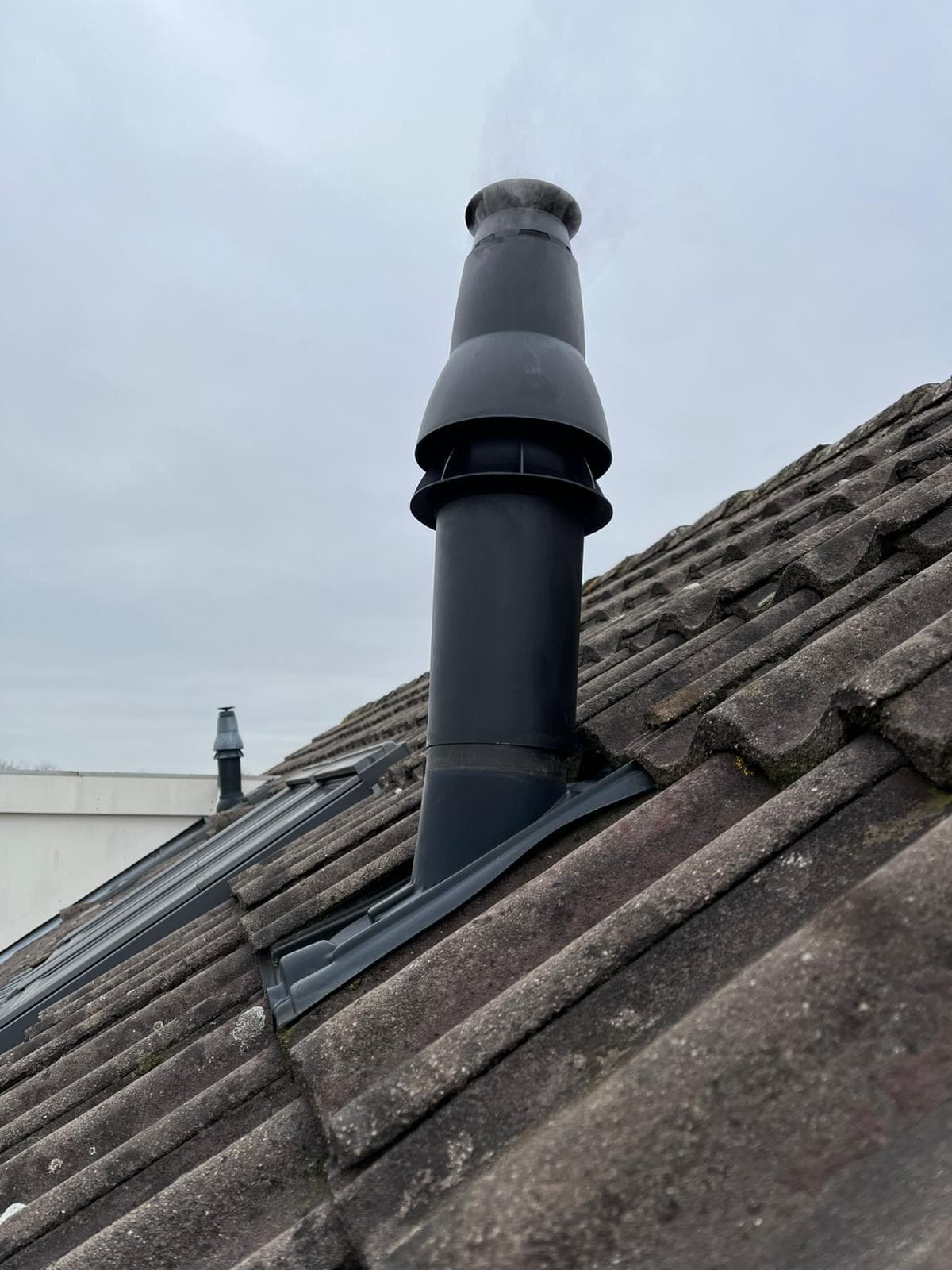 Schoorsteen installatie